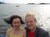 Tiina and Antti on the boat