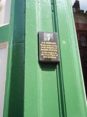 J.K. Rowling wrote here