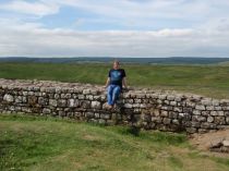 Sitting on Hadrian's Wall