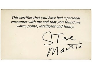 Steve Martin encounter